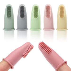 Näpuhari/igeme masseerija beebidele silikoonist