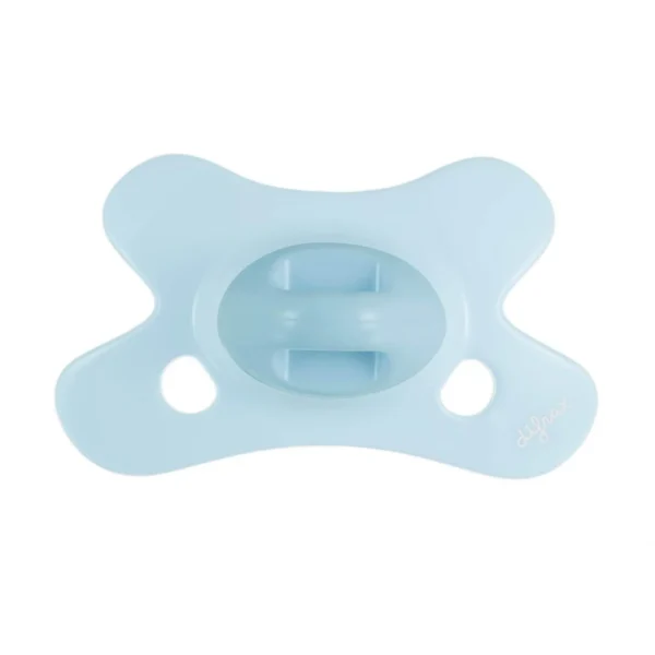 Silikoonlutt combi Natural Newborn Uni 0-6 kuud helesinine/sinine rõngata (Difrax)