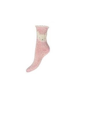 Sokid beSnazzy 3D efektiga 30-32 (18-20cm) Roosa Kiisu