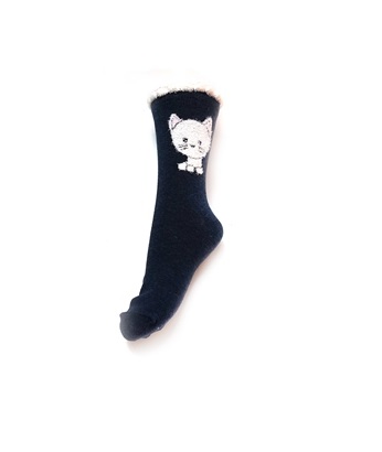 Sokid beSnazzy 3D efektiga 33-35 (20-22cm) Tumesinine Kiisu