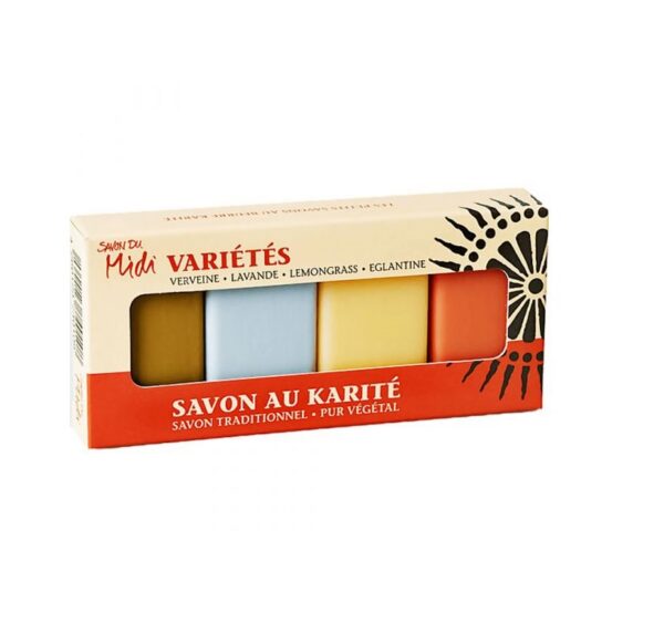 Savon Du Midi šeavõiga mini seebid 4 x 20g