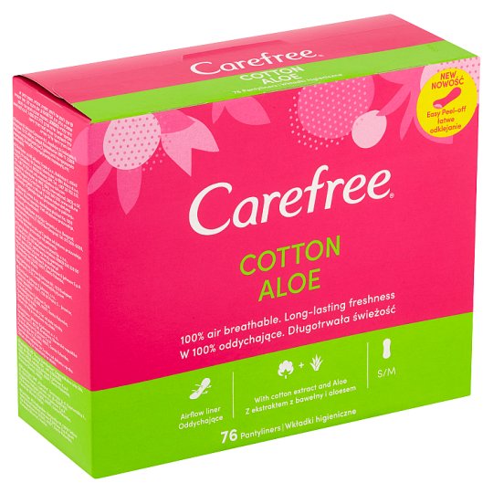 Carefree Cotton Aloe pesukaitsed 76tk