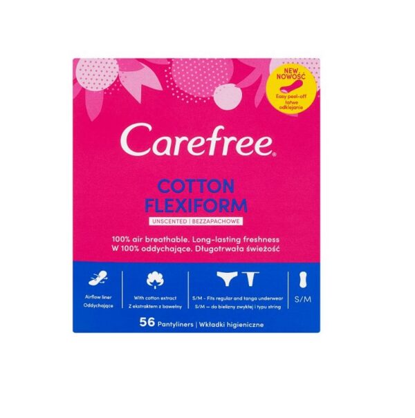 Carefree Cotton Flexiform  pesukaitsed 56tk  S/M