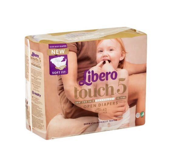 Libero teipmähkmed Touch N5 10-14 kg 42tk