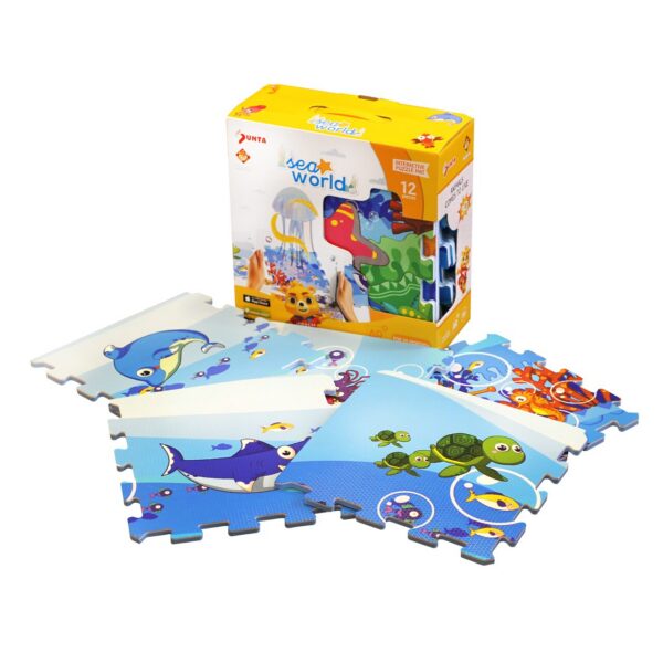 Puzzlematt Veealune maailm 3-D (tasuta tarkvara muudab matid-3D maailmaks) 12tk 1tk-32x32cm
