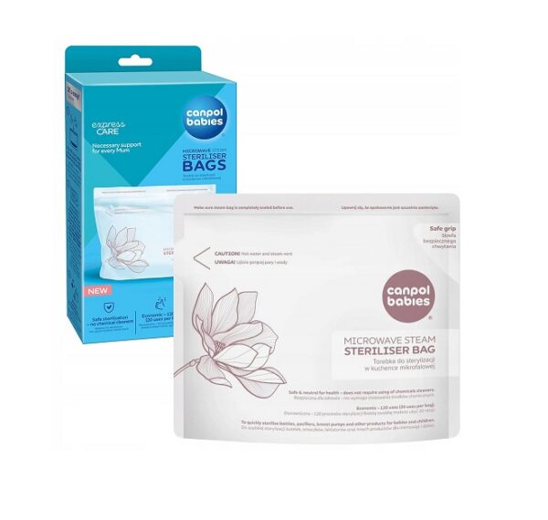 Canpol Babies Microwave Steam Steriliser bag STERILISEERIMISKOTID 6TK