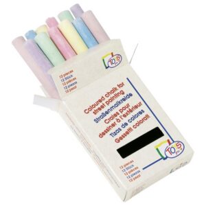 Tänavakriidid värvilised 12tk Toys Pure