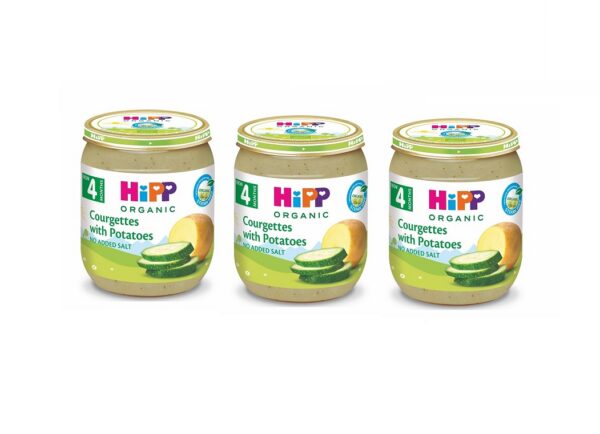 HiPP Suvikõrvitsapüree kartuliga ÖKO 3x125g 4.kuust (1purk-1,65eur)