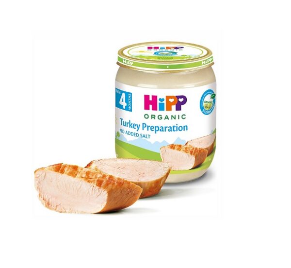 Kalkunilihapüree ÖKO Hipp 3x125g 4.kuust (1tk-3,41eur)