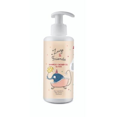 Zuze & Friends šampoon-pesugeel lastele aloe ektraktide ja pantenooliga 250ml