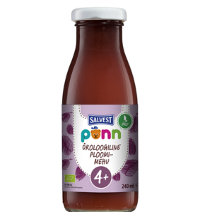 Salvest Põnn Öko Ploomimehu 4-elukuust 2x240ml (1pudel-1,99eur+pant 0,10eur)