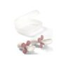 Ergonoomilised BabyOno lusikas ja kahvel valge/roosa karbis – pilt 1