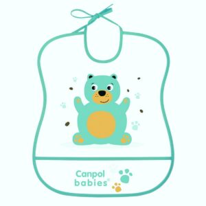 Pehme taskuga pudipõll Mereroheline Mõmmi Canpol Babies 6+kuud