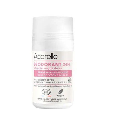 Rulldeodorant puuvillapõõsa ja maikellukesega, ökoloogiline 50ml Arcorelle