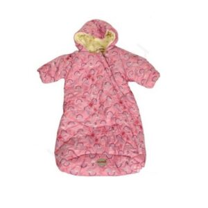 Huppa magamiskott EDEN 3203BS13 roosa mustriga-903 68cm