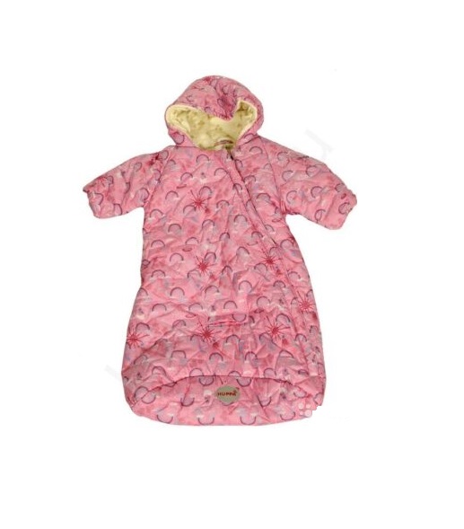 Huppa magamiskott EDEN 3203BS13 roosa mustriga-903 68cm