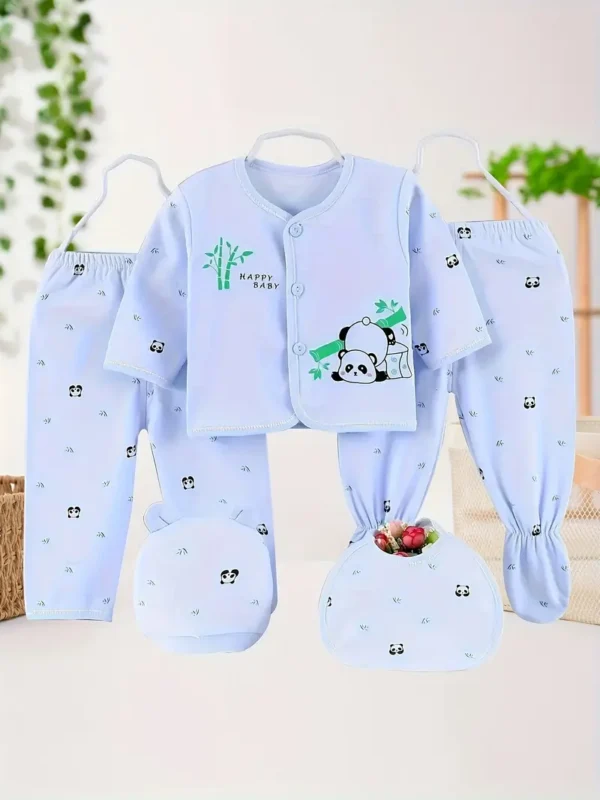 Kojutoomis komplekt  50-56cm 5-osaline Helesinine panda