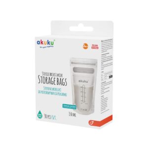 AKUKU Rinnapiima säilituskotid 150ml (30 tk)