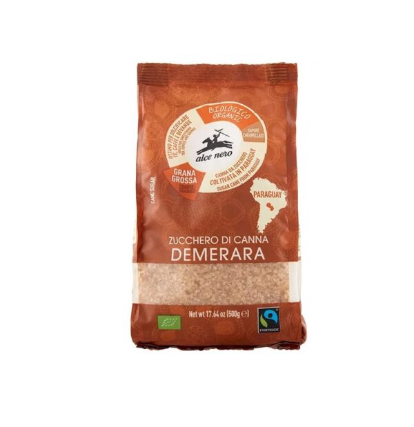 Roosuhkur Demerara, ökoloogiline 500g Alce Nero