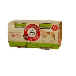 Veiselihapüree imikutele alates 4. elukuust, ökoloogiline 2x80g Alce Nero