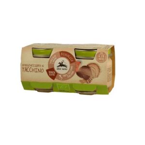 Kalkunipüree imikutele alates 4. elukuust, ökoloogiline 2x80g Alce Nero