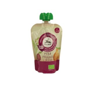 Pirni-, ploomi- ja riisipüree, ökoloogiline 100g Alce Nero