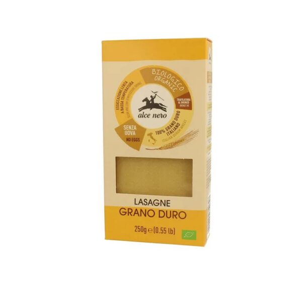 Kõva nisu pasta lasanje jaoks, ökoloogiline 250g Alce Nero