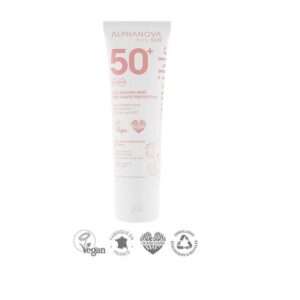ALPHANOVA DAILY SUN SPF50 lõhnatu liiva ja veekindel päikesekreem beebidele ja tundlikule nahale, 50 ML