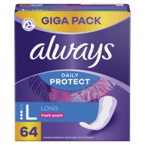 Pesukaitsmed Always Daily Protect Long Värske lõhnaga 64tk