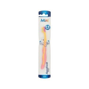 Aquafresh hambahari 0-3 aastasele roosa/kollane