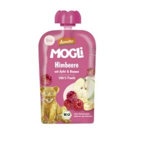Mogli Vaarika-, õuna- ja banaanipüree, biodünaamiline 100g 1+aastasele