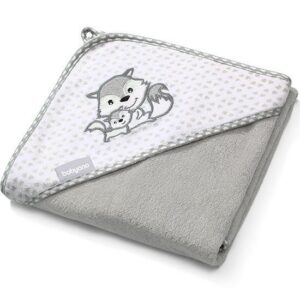 BabyOno bambusest kapuutsiga vannirätik 100x100cm, Grey