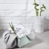 BabyOno bambusest kapuutsiga vannirätik 100x100cm, Grey – pilt 2