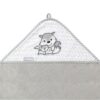 BabyOno bambusest kapuutsiga vannirätik 100x100cm, Grey – pilt 5