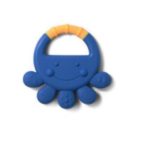 Baby Ono närimisrõngas 6+m silikoonist Octopus Vicky Blue