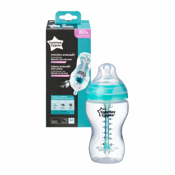 Tommee Tippee Closer to Nature® anti-koolik  lutipudel 340ml 0+kuud Meresinine