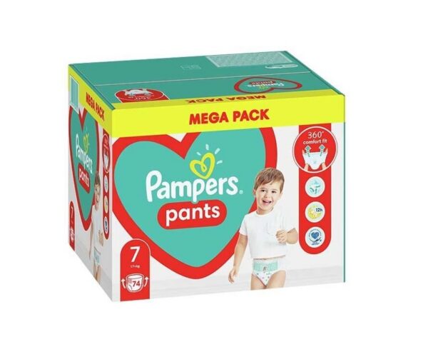 Pampers Pants N7  17+kg mähkmepüksid 74tk