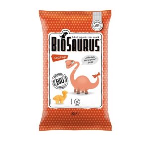 Küpsetatud juustumaitselised maisikrõpsud, ökoloogiline 50g Biosaurus