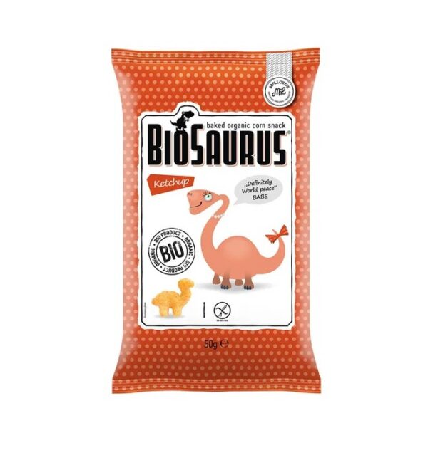 Küpsetatud juustumaitselised maisikrõpsud, ökoloogiline 50g Biosaurus