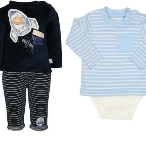 Blue Seven beebikomplekt jakk+püksid+body 62cm tumesinine