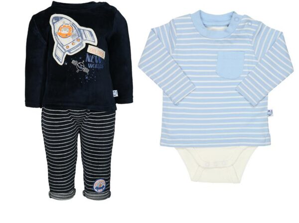 Blue Seven beebikomplekt jakk+püksid+body 62cm tumesinine