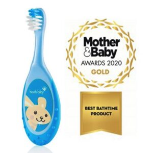 Brush Baby FlossBrush hambahari vanusele 0-3 eluaastat – sinine