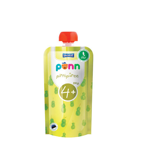 Salvest Põnn Ökoloogiline pirnipüree 3×100 g 4+ (1tuub-149eur)