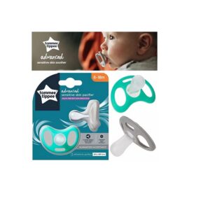 Tommee Tippee silikoonlutid Advenced sensitive soother 6-18 kuud roheline/hall