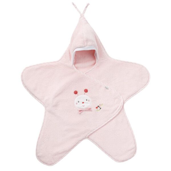 Kokkupandav magamistekk/vannilina Snugle wrap Mesilane  Baby Fehn 0-10kuud