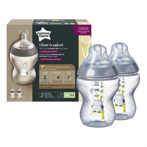 TOMMEE TIPPEE lutipudel Anti-Colic 2x260ml 0+kuud dekoreeritud Öökull 42252102