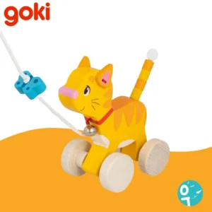 GOKI nöörist tõmmatav Kiisu liblikaga 1+aastasele