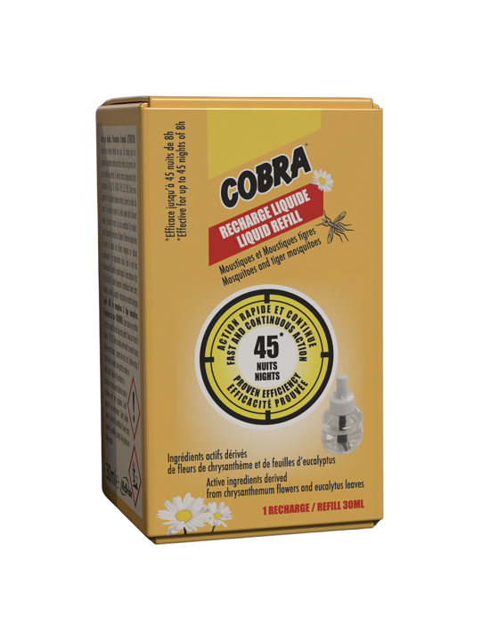 Cobra elektrilise sääsetõrjeaparaadi täitevedelik 45ööd