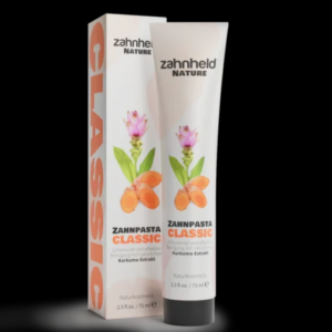 Hambapasta Kurkumi ja steeviaga 75ml Zahnheld Nature