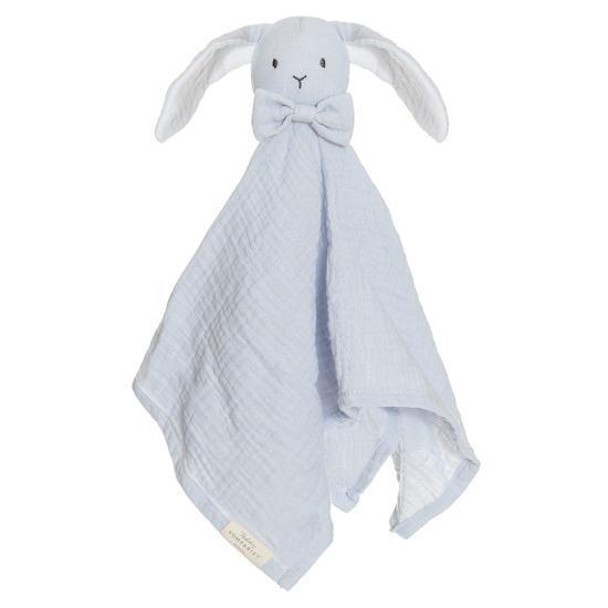 Teddykompaniet musliinist kaisutekk Jänes 40x40cm, baby blue